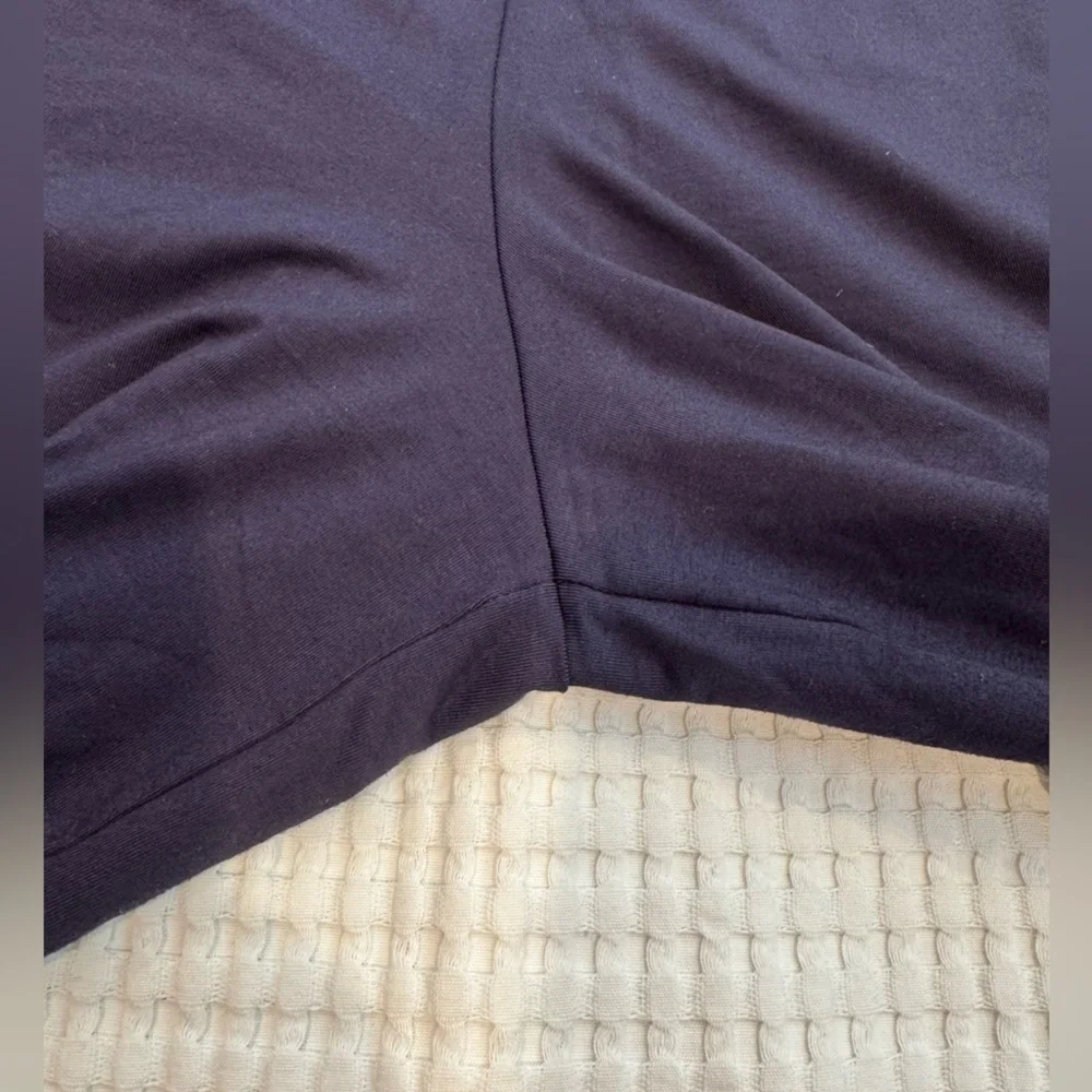 EUC Rai Crop Wide-Leg Pants double as a midi skirt XL navy blue purple - Picture 10 of 11